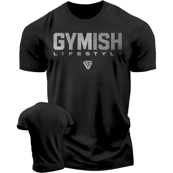 Gymish Lifestyle Workout T-Shirt for Men, Funny Gym Shirts, Lifting T-Shirt, Deadlift Tee, Men's Gym Shirt, Workout Tops, Powerlifting & Bodybuilding Tee