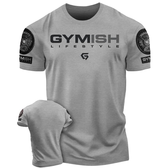 Gymish Lifestyle Workout T-Shirt for Men, Funny Gym Shirts, Lifting T-Shirt, Deadlift Tee, Men's Gym Shirt, Workout Tops, Powerlifting & Bodybuilding Tee