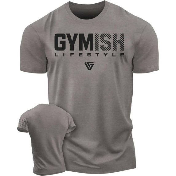 Gymish Lifestyle Workout T-Shirt for Men, Funny Gym Shirts, Lifting T-Shirt, Deadlift Tee, Men's Gym Shirt, Workout Tops, Powerlifting & Bodybuilding Tee