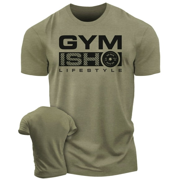 Gymish Lifestyle Workout T-Shirt for Men, Funny Gym Shirts, Lifting T-Shirt, Deadlift Tee, Men's Gym Shirt, Workout Tops, Powerlifting & Bodybuilding Tee