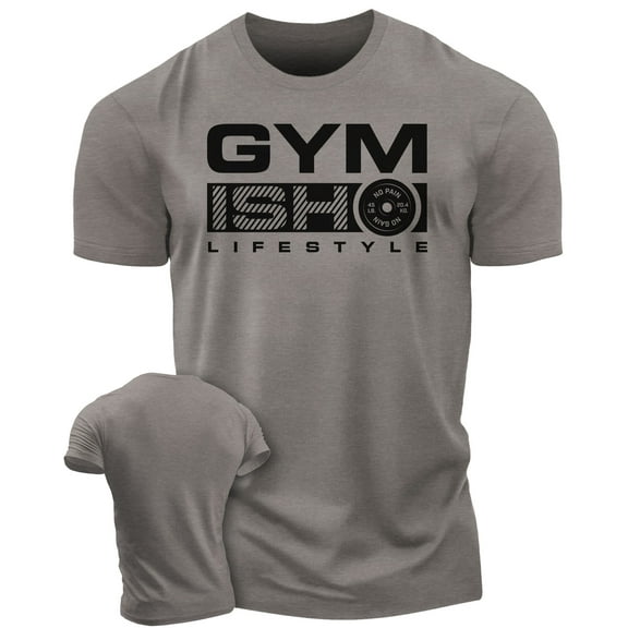 Gymish Lifestyle Workout T-Shirt for Men, Funny Gym Shirts, Lifting T-Shirt, Deadlift Tee, Men's Gym Shirt, Workout Tops, Powerlifting & Bodybuilding Tee