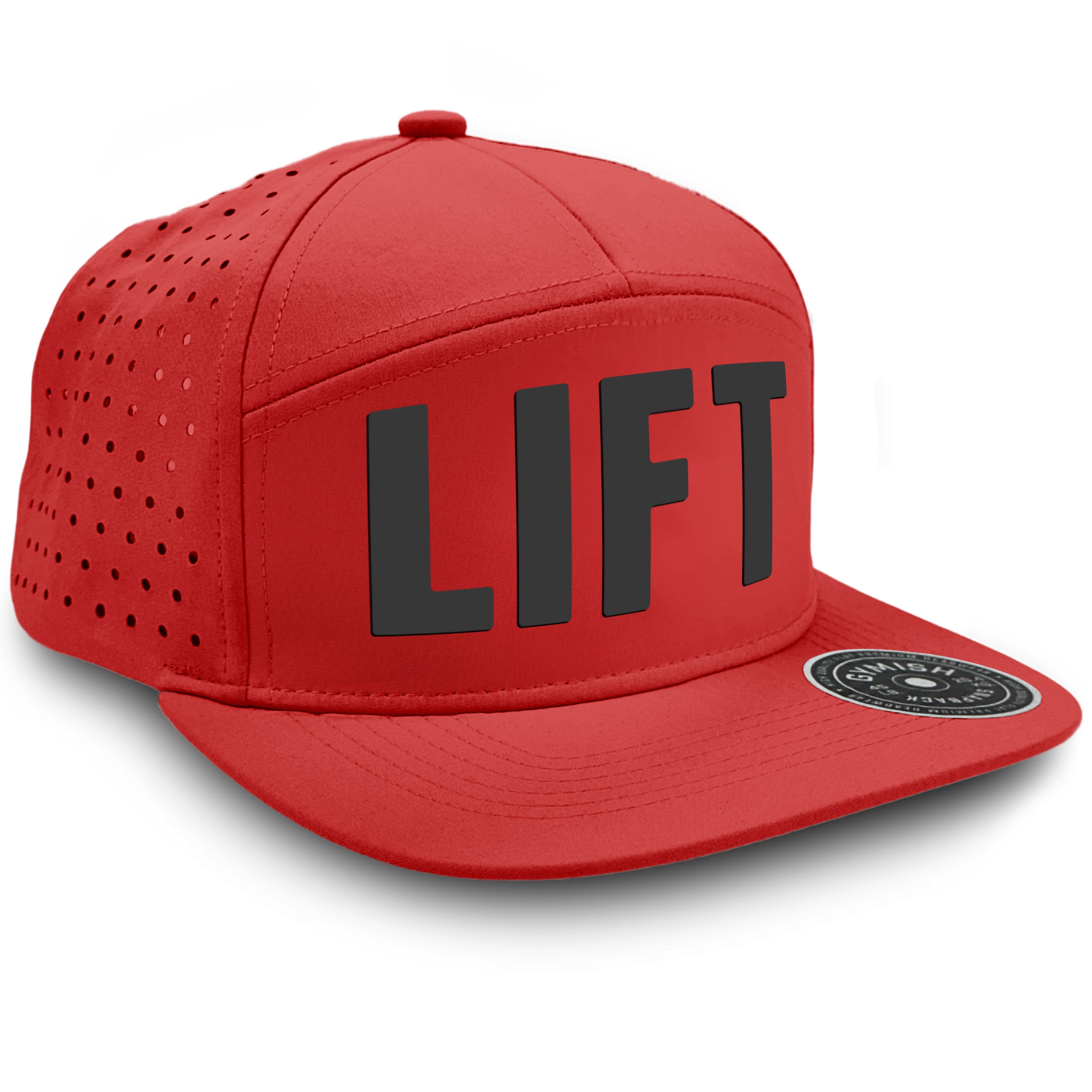 Gymish Lift Workout Hats for Men - Breathable, Moisture-Wicking, Adjustable Athletic Caps