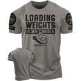 thumbnail image 1 of Gymish Loading Weights Is My Cardio Gym T-Shirt for Men – Motivational Workout Shirt, Mens Gym Shirt, Athletic Gym Clothes, 1 of 5