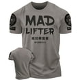 thumbnail image 1 of Gymish Mad Lifter Workout T-Shirt for Men, Funny Gym Shirts, Lifting T-Shirt, Deadlift Tee, Men's Gym Shirt, Workout Tops, Powerlifting & Bodybuilding Tee, 1 of 6