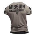 thumbnail image 1 of Gymish Mission In Progress Workout T-Shirt for Men – Funny Gym Shirt, Men's Gym Clothes, Athletic Lifting Tee, Workout Shirts for Men, Gym Wear for Fitness Training, 1 of 5