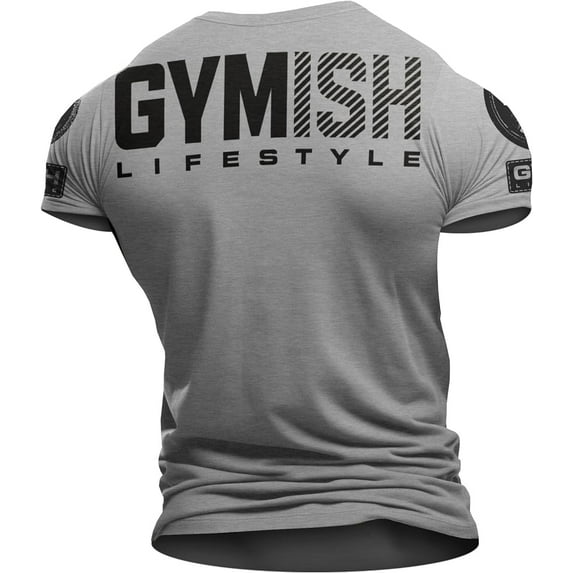 Gymish Motivational Workout Shirt for Men – Gym T-Shirt, Mens Gym Shirt, Gym Clothes, Fitness Gift for Men
