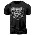 thumbnail image 1 of Gymish Old School Workout T-Shirt for Men, Funny Gym Shirt, Lifting Tee, Deadlift Shirt, Men's Athletic Top, White, X-Large, 1 of 6