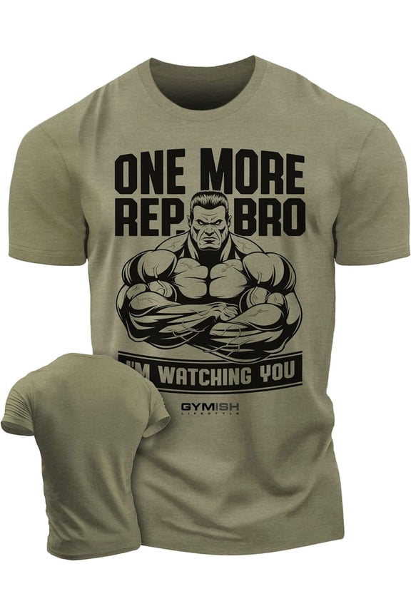 One More Rep, Bro! Workout T-Shirt, Funny Gym Shirts, Lifting T-Shirt, Deadlift
