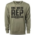 thumbnail image 1 of Gymish One More Rep Workout Hoodies for Men – Funny Gym Shirt, Men's Athletic Tee, Lifting T-Shirt, Workout Clothes for Men, Fitness Training Apparel, 1 of 5