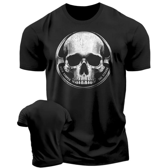 Gymish Pain Shapes Workout T-Shirt for Men – Funny Gym Shirt, Mens Fitness Tee, Motivational Workout Clothes, Athletic Gym Wear