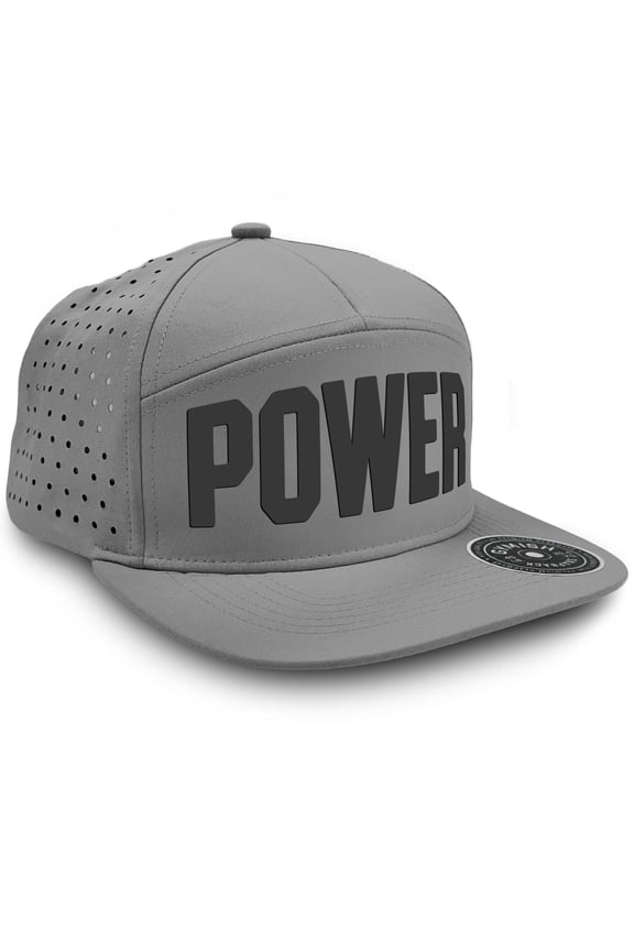 Power Workout Hats for Men - Breathable, Moisture-Wicking, Adjustable Athletic Caps