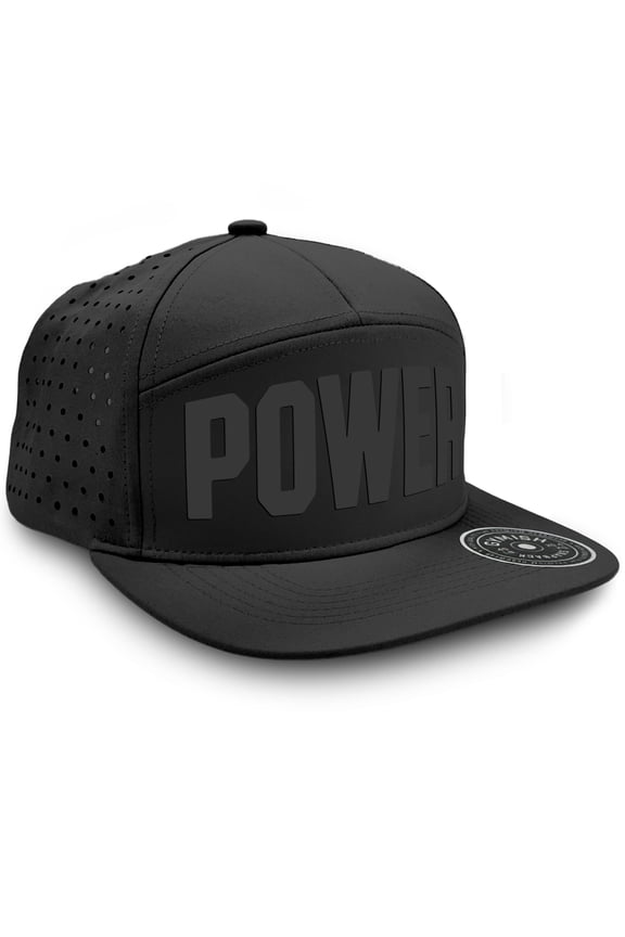 Power Workout Hats for Men - Breathable, Moisture-Wicking, Adjustable Athletic Caps