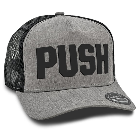 Gymish Push Workout Hats for Men - Breathable, Moisture-Wicking, Adjustable Athletic Caps