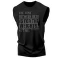 thumbnail image 1 of Gymish Rest Between Sets Workout Tank Top for Men – Funny Gym Shirt, Motivational Fitness Tee, Mens Athletic Training Top, Gym Wear for Lifters, 1 of 3