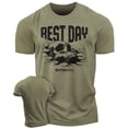 thumbnail image 1 of Gymish Rest Day Workout T-Shirt for Men, Funny Gym Shirts, Lifting T-Shirt, Deadlift Tee, Men's Gym Shirt, Workout Tops, Powerlifting & Bodybuilding Tee, 1 of 6