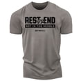 thumbnail image 1 of Gymish Rest at The End Workout Shirts for Men Motivational Gym-Goers, 1 of 6