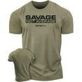 thumbnail image 1 of Gymish Savage Not Average Workout T-Shirt – Funny Gym Shirt for Men, Lifting Tee, Deadlift Shirt, Men’s Workout Apparel, Athletic Gym Wear, 1 of 5
