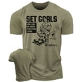 thumbnail image 1 of Gymish Set Goals Workout T-Shirt – Motivational Gym Shirt for Men, Lifting Tee, Men’s Athletic Gym Wear, 1 of 6