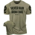 thumbnail image 1 of Gymish Silver Hair Iron Core Workout Shirts for Men – Mens Gym Shirt, Gym TShirts for Men, Gym Clothes for Men, Men's Workout Shirts, Motivational Gym Wear, Athletic Gym T-Shirt, 1 of 5