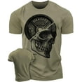 thumbnail image 1 of Gymish SkullPlate Men’s Workout T-Shirt – Skull Weight Plate Gym Shirt, Funny Lifting Tee, Fitness & Bodybuilding Top, 1 of 5