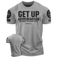 thumbnail image 1 of Gymish Your Story Is Not Over Yet Workout T-Shirt – Motivational Gym Shirt for Men, Get Up Lifting Tee, Men’s Athletic Workout Apparel, 1 of 6