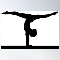 Gymnast 02 Poster Wall Art, Modern Wall Decor, 8x12 UNFRAMED
