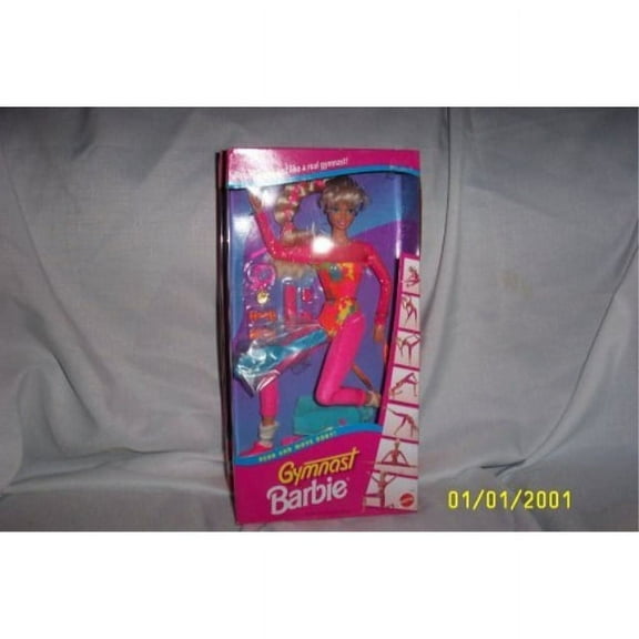 Gymnast Barbie Doll Bend and Move Body 1993 Mattel 12127