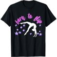 thumbnail image 1 of Gymnast Born To Flip Design for Gymnastics Athletes T-Shirt, 1 of 3
