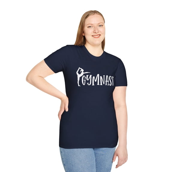 Gymnast, Gildan Unisex Softstyle T-Shirt, Gymnastics Graphic Tee, S-3XL