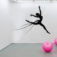 thumbnail image 1 of Gymnast Girl Wall Decal Sport Jumping Gymnastics Vinyl Window Sticker Dance Room Girls Bedroom Interior Decor Art Wallpaper 42x30cm, 1 of 4