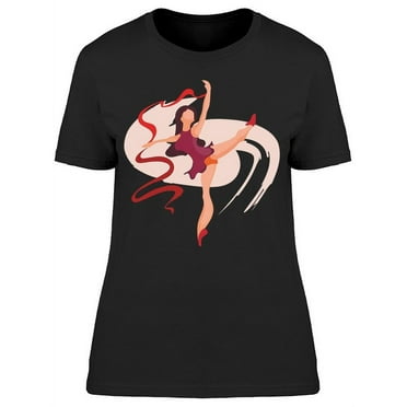 Gymnast Woman Practicing T-Shirt Women -Image by Shutterstock, Female Medium