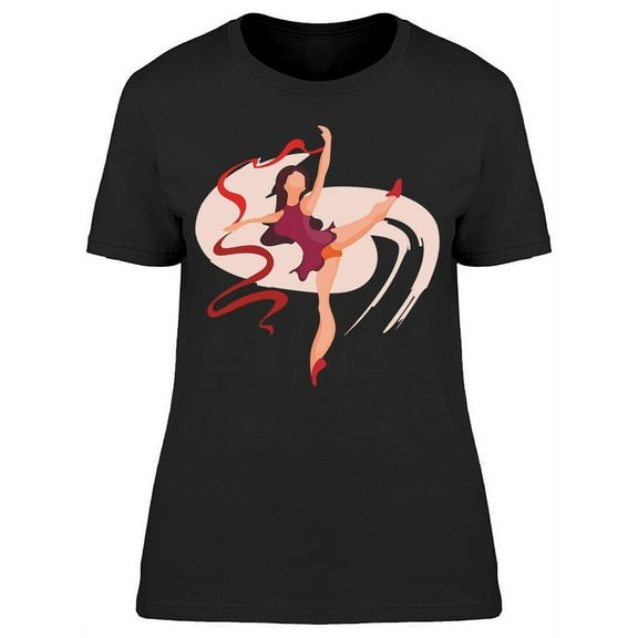 Gymnast Woman Practicing T-Shirt Women -Image by Shutterstock, Female Medium