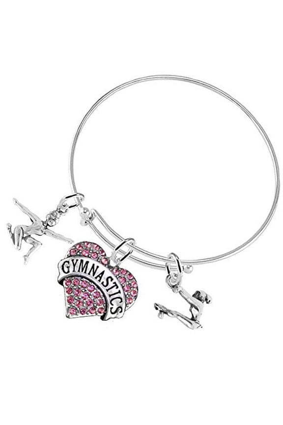 Gymnastic 3 Charm Bracelet Hypoallergenic, Safe-Nickel, Lead, & Cadmium Free!