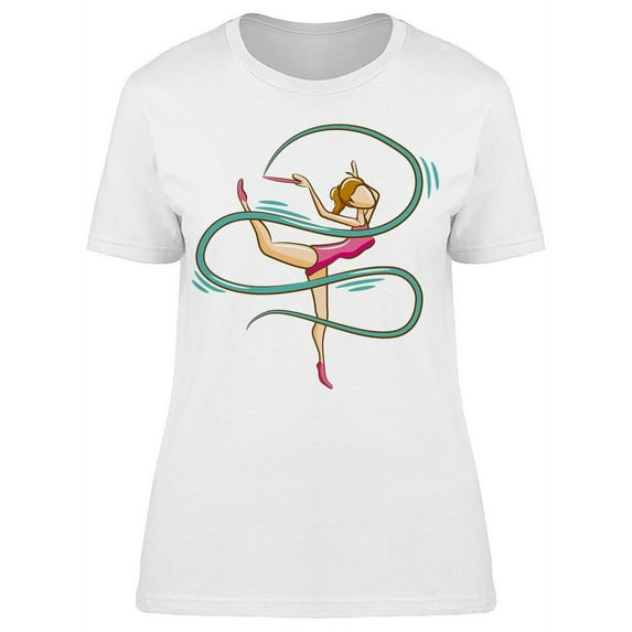 Gymnastic Clipart T-Shirt Women -Image by Shutterstock, Female XX-Large