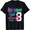 thumbnail image 1 of Gymnastic Lover 8th Birthday Eight 8 Years Old Gymnast Girl T-Shirt, 1 of 4