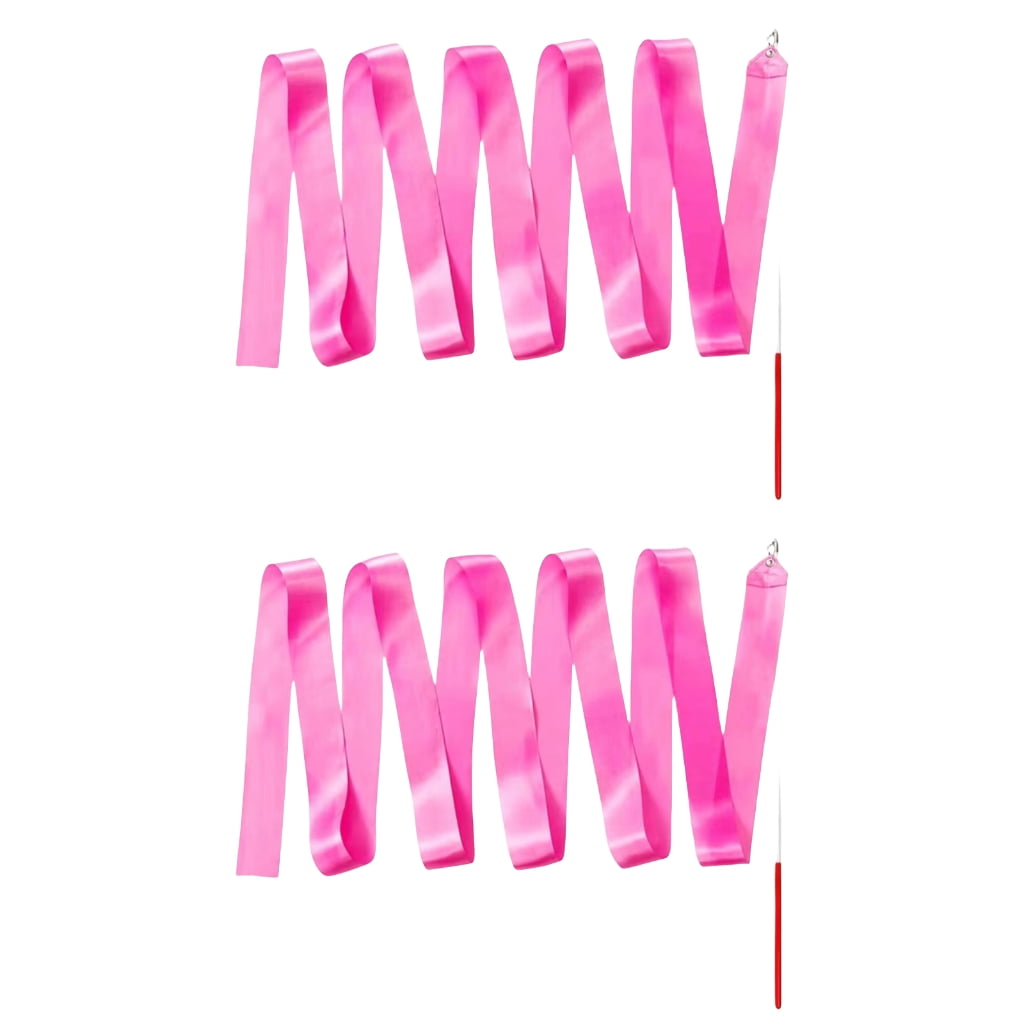 Gymnastic Ribbon Sparkling Dance Ribbon Twirling Batons Long Ribbon ...
