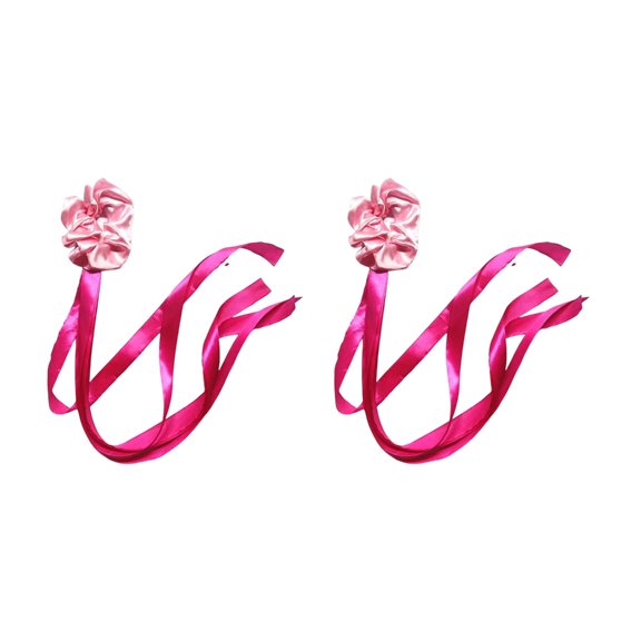 Gymnastic Ribbon Sparkling Dance Ribbon Twirling Batons Long Ribbon Streamers Rhythmic Gymnastics for Artistic Dancing