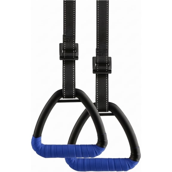 Gymnastic Rings, Gymnastic Rings Equipment, Pull-up Gymnastic Rings, Home Gymnastic Rings no-Punch bar Lanyard for Training Workouts
