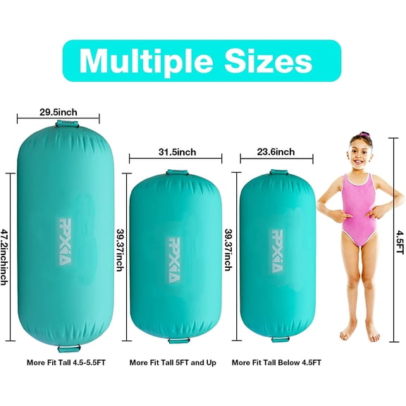 Gymnastics Air Roller Inflatable Tumbling Mat with Electric Pump for Home Gym Yoga Cheerleading Training