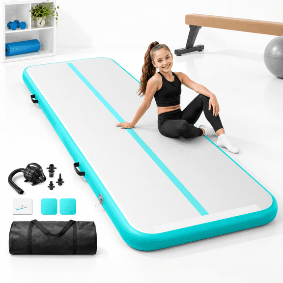 Gymnastics Air Track Tumbling Mat With Pump For Home Gyming