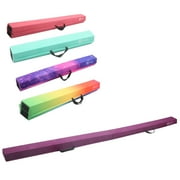 Gymnastics Balance Beam 6 Ft /8 Ft /9 Ft /9.5 Ft for Home Use | Physical Therapy, Rehabilitation and Core Strength Training Foam Folding Floor Beam for Kids, Non Slip Walking Beam Floor Balance Base