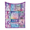 thumbnail image 1 of Gymnastics Blanket Gymnastics Gifts for Girls, Flannel Soft Warm Plush Sport Gymnastics Throw Blanket for Girls Boys Teens Kids Gymnastics Lovers All Season Couch Sofa Bed Living Room Decor(40"x50"), 1 of 8