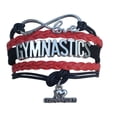 thumbnail image 1 of Gymnastics Bracelet- Girls Gymnastics Infinity Bracelet- Gymnastics Jewelry - Perfect Gift For Gymnast, Gymnastic Coaches & Gymnastics Teams, 1 of 2