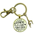 thumbnail image 1 of Gymnastics Coaching Sport Gutsy Goodness Bronze Keychain Great Coach Changes Life Thank You Gift, 1 of 8