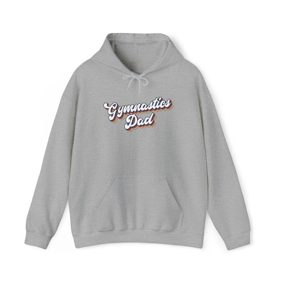 Gymnastics Dad 70s 1970s Hoodie, Gifts, Hooded Sweatshirt