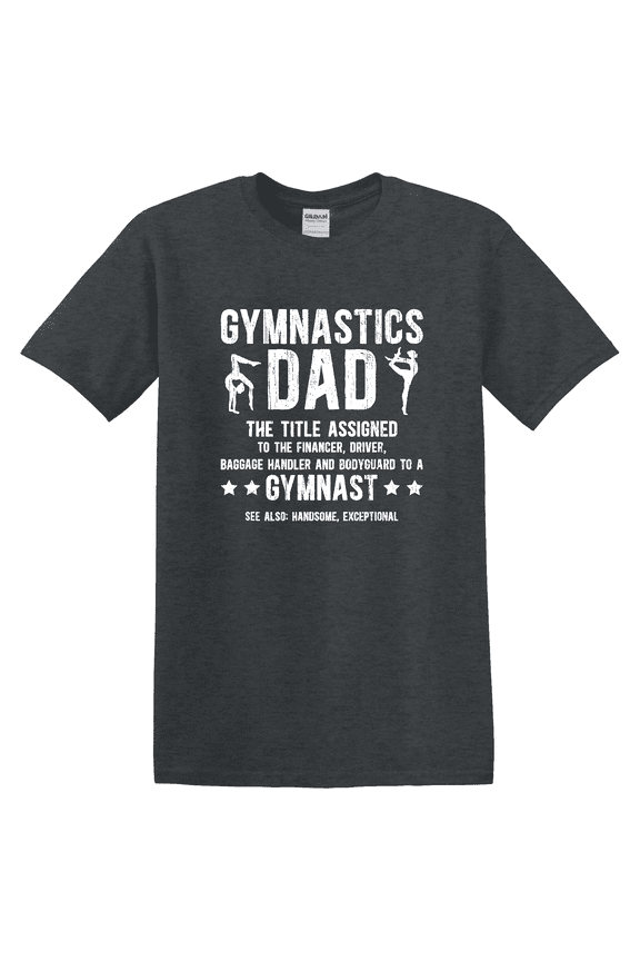 Gymnastics Dad Definition Father Of A Gymnast T-Shirt