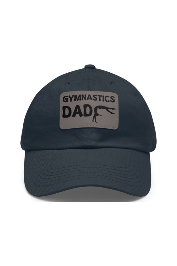 Gymnastics Dad Hat Cap Strap Back Dad Hat With Patch High School College