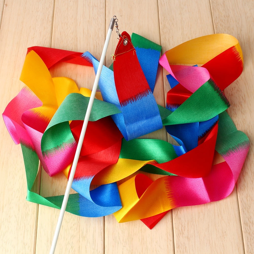 Gymnastics Dance Ribbon, Ribbon Stick Art Gymnastic Ribbon For Training