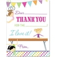 thumbnail image 1 of Gymnastics Fill-In Birthday Thank You Cards and Envelopes - 20 count, 1 of 2