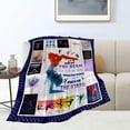 thumbnail image 1 of Gymnastics Gifts Blanket Gymnastics Dance Throw Blankets Cozy Fleece Flannel Blanket Soft Warm Plush Lightweight Bedding Blanket Gymnastics Stuff for Teen Girls Women for Couch Sofa Bed 60"X80", 1 of 6